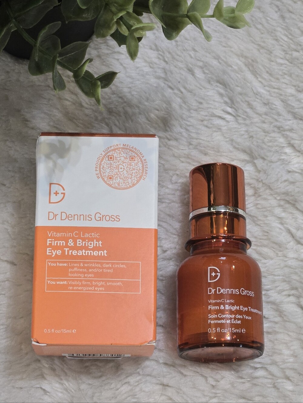 Dr. Dennis Gross Vitamin C Lactic Firm & Bright Eye Treatment - new in box